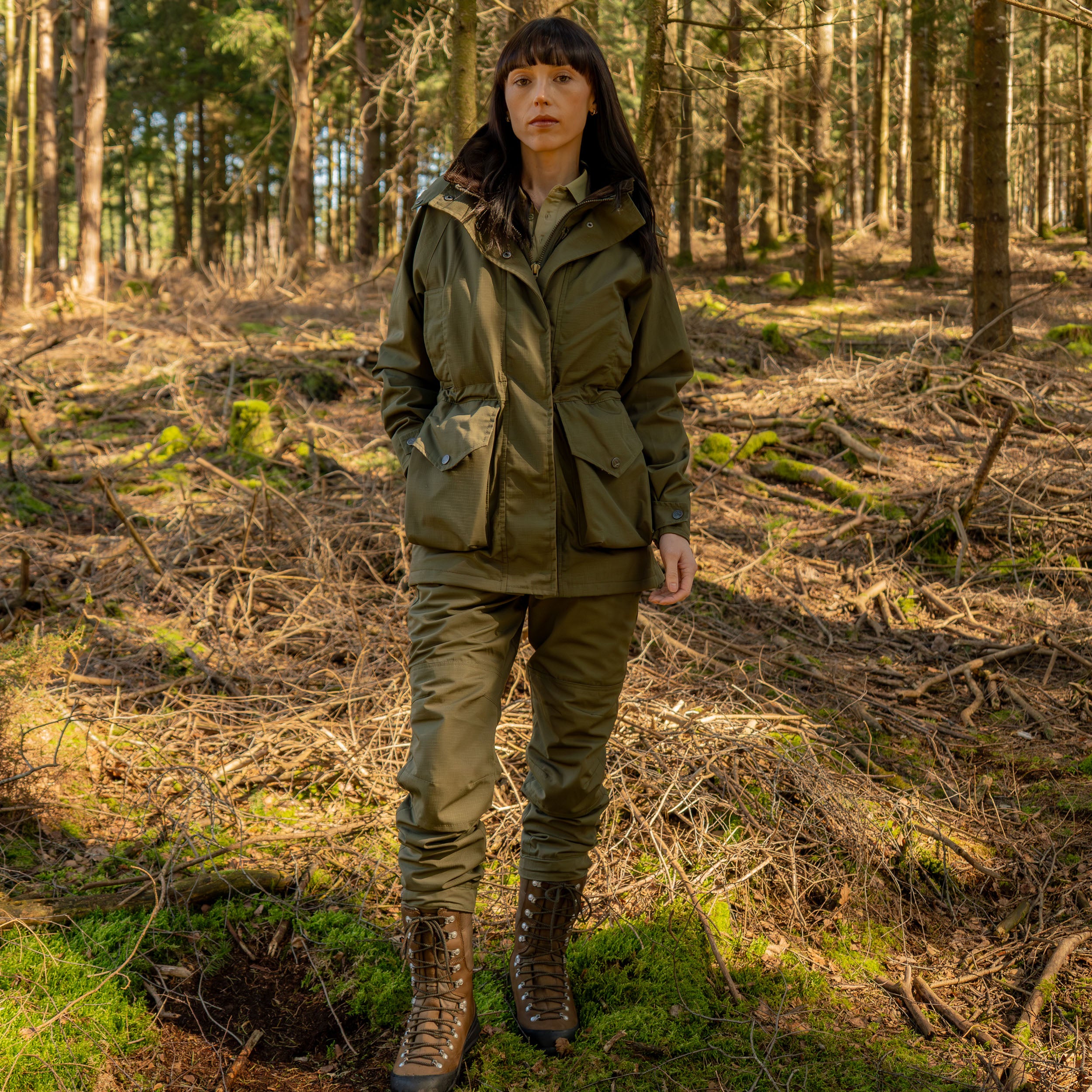 Womens Highland Coat Coyote