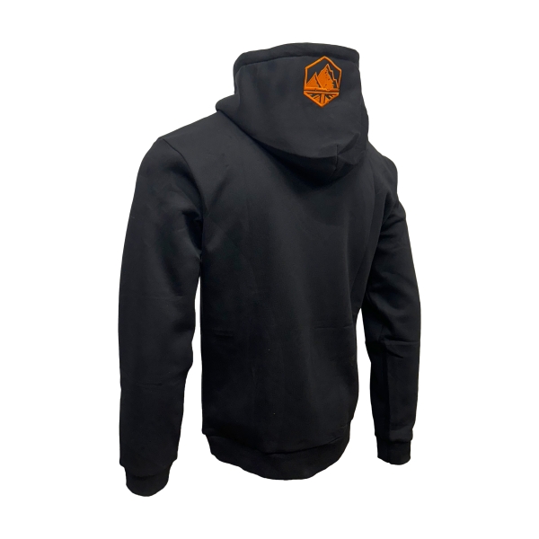 Fortis® Black Orange Hoodie - Image 2