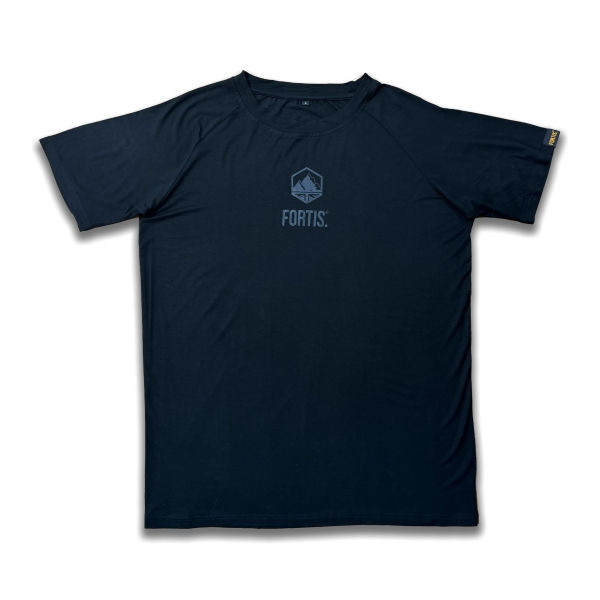 Fortis® Black Merino T-Shirt