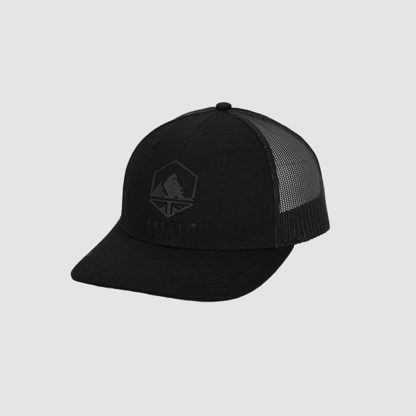 Fortis® Black Emblem Trucker Cap - Image 2