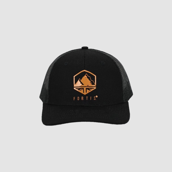 Fortis® Orange Emblem Trucker Cap